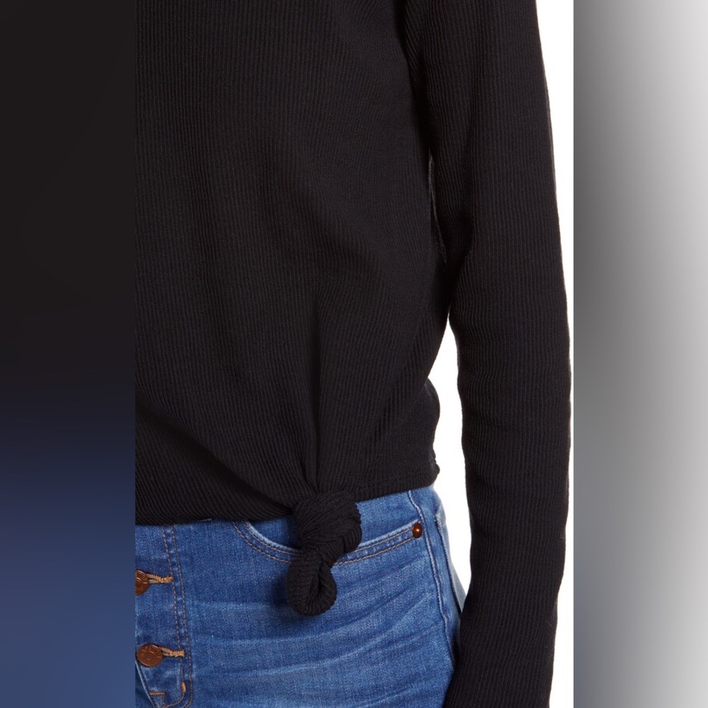 Madewell Elwood Knot Front Top - Picture 4 of 16